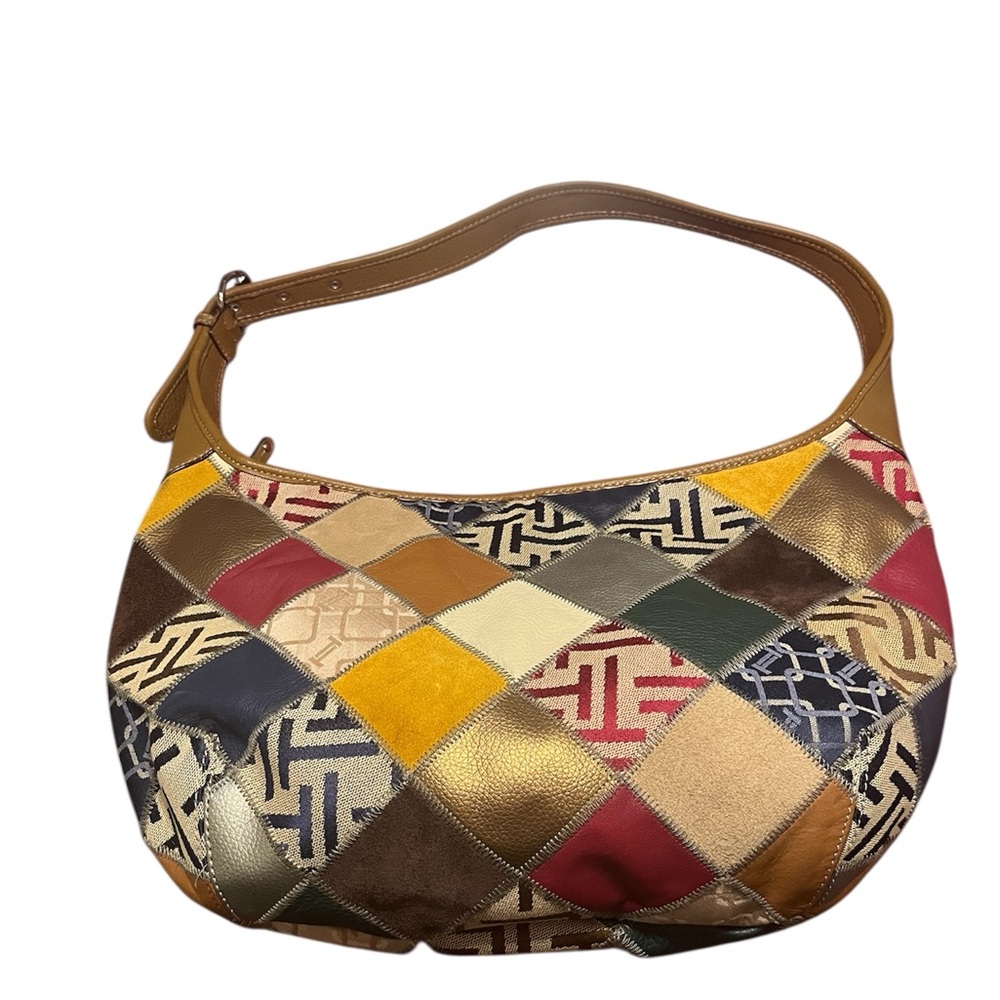 Tignanello Multicolor Patchwork Shoulder Bag - image 3